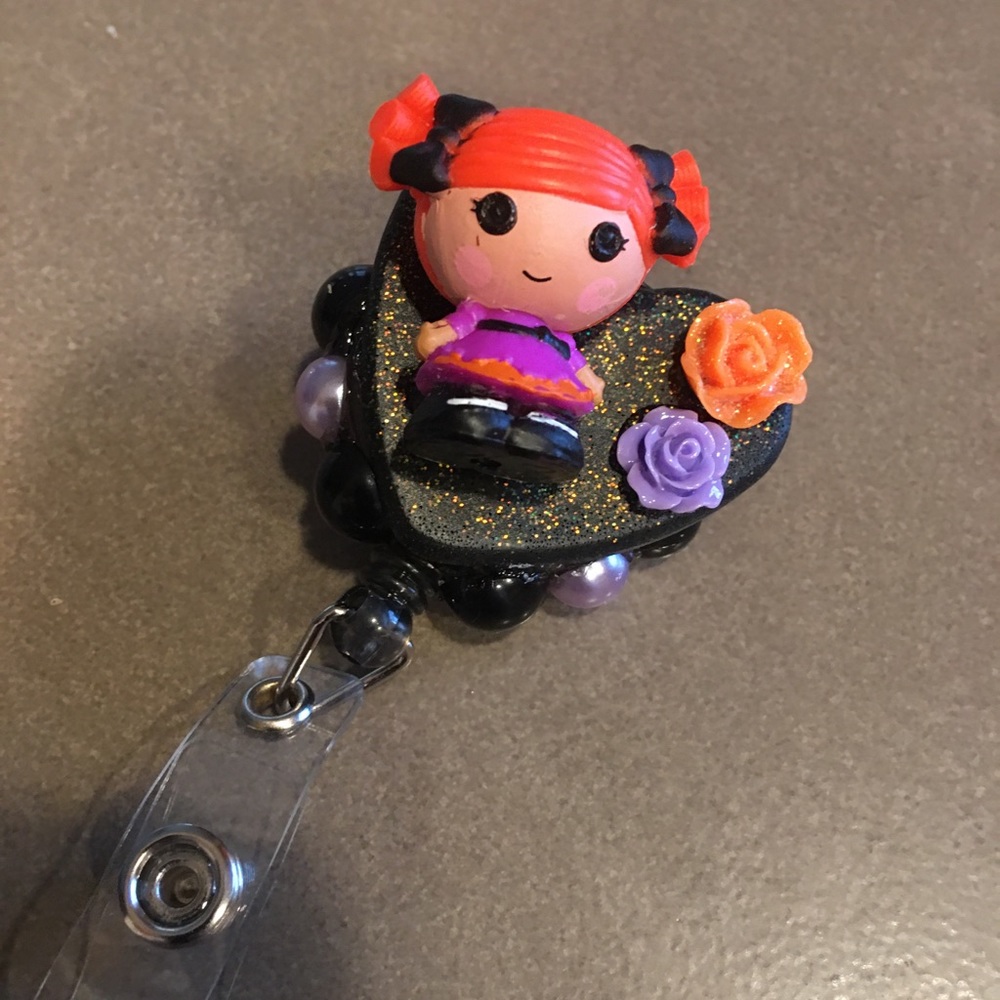 Lalaloopsy Tinies custom Badge Reel for key card